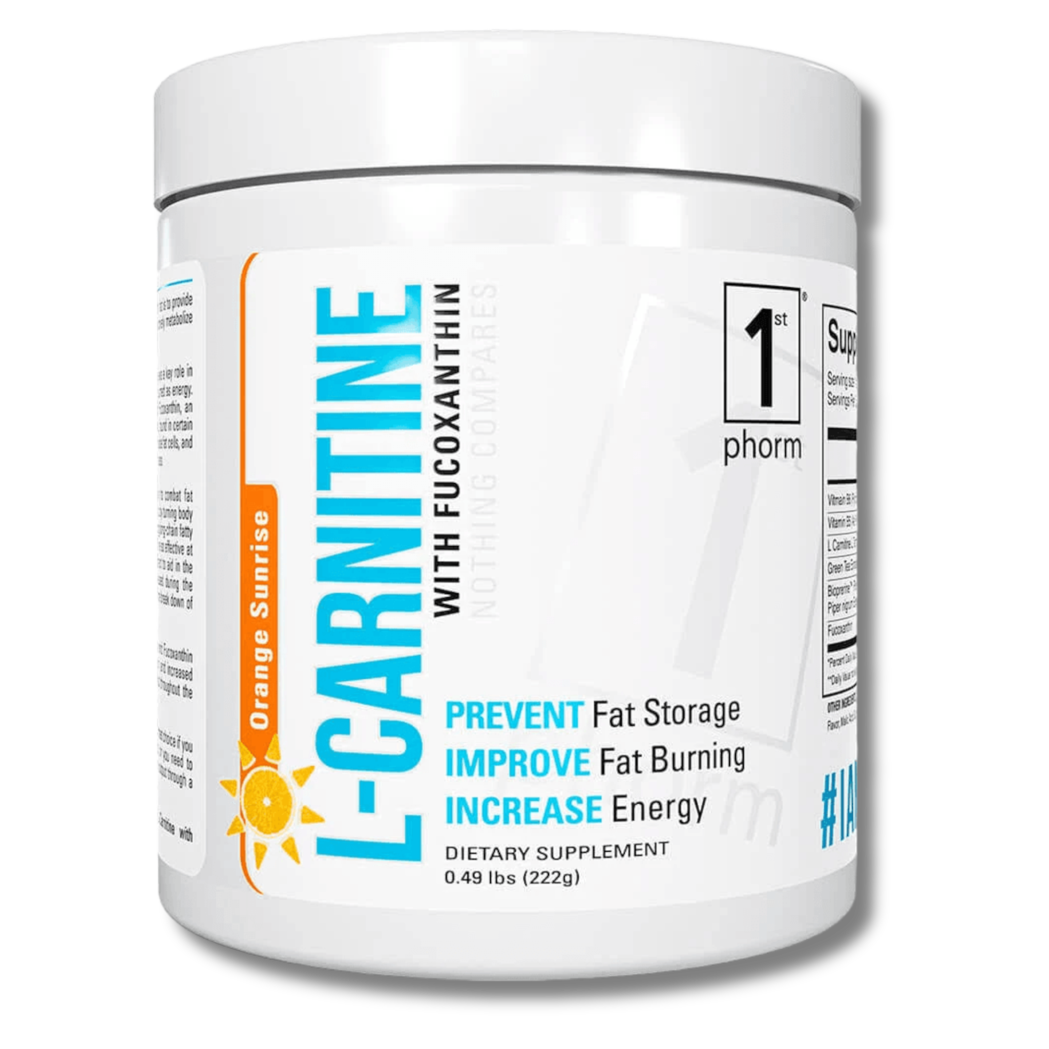 first phorm l carnitine 1st Phorm L-Carnitine with Fucoxantin Review main image 0