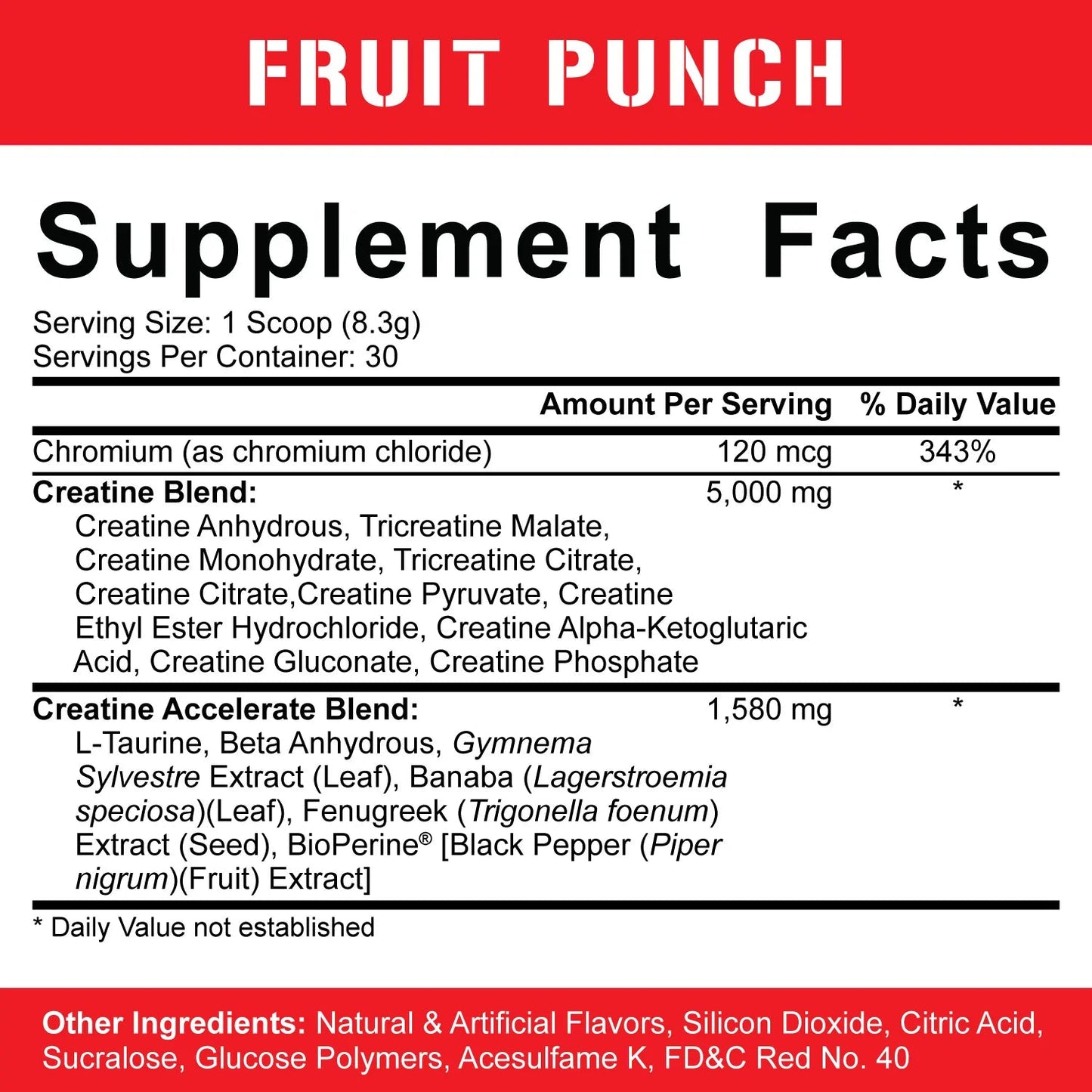 5% Nutrition CreaTen - 5% Nutrition - Flex Nutrition