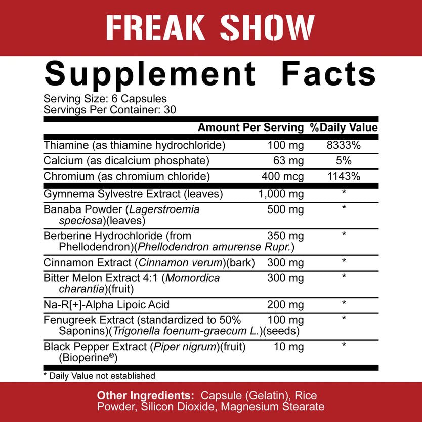 5% Nutrition Freak Show - 5% Nutrition - Flex Nutrition