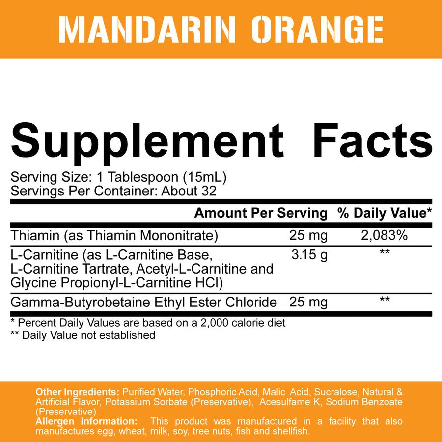 5% Nutrition Liquid L-Carnitine 3150 - 5% Nutrition - Flex Nutrition