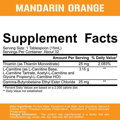 5% Nutrition Liquid L-Carnitine 3150 - 5% Nutrition - Flex Nutrition