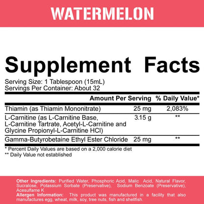 5% Nutrition Liquid L-Carnitine 3150 - 5% Nutrition - Flex Nutrition