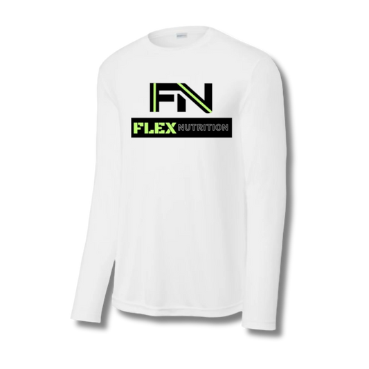 Flex Nutrition Long Sleeve Sportek Shirt- FN Logo