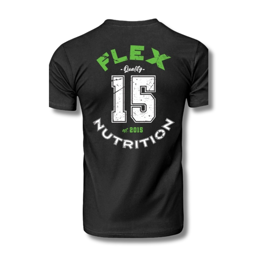 Flex Nutrition Shirt — Black Est. 2015