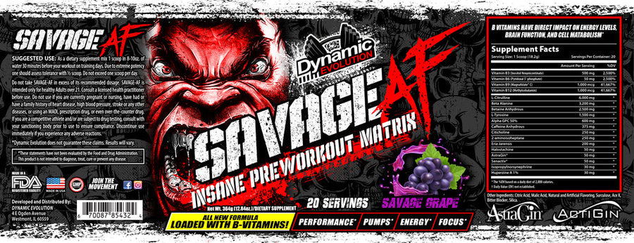 Dynamic Evolution Savage AF - Berry Lemonade