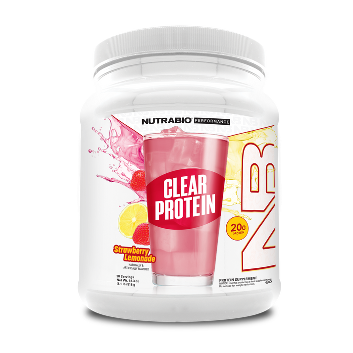 NutraBio Clear Whey - Strawberry Lemonade
