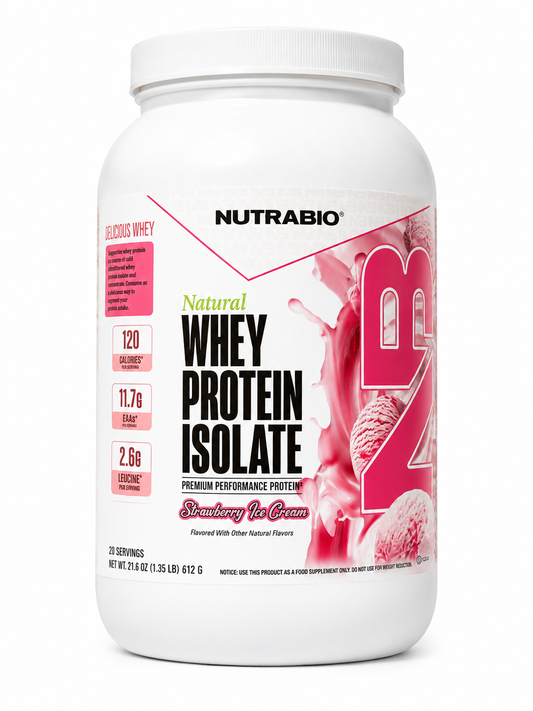 NutraBio Natural Whey Protein Isolate