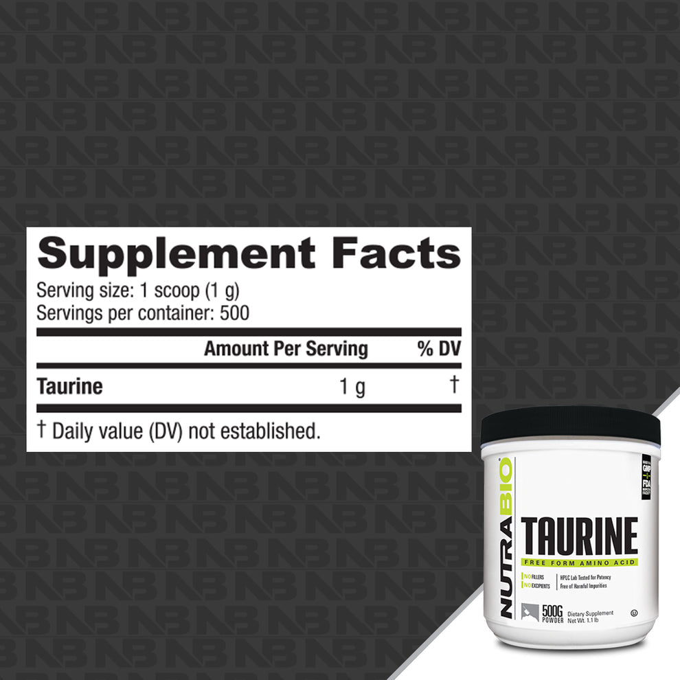 NutraBio Taurine