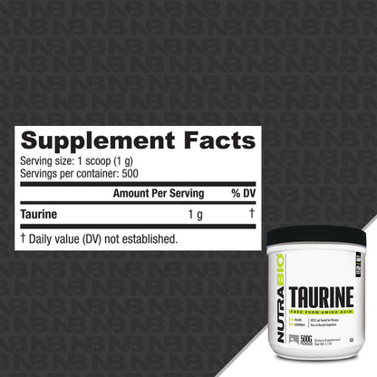 NutraBio Taurine