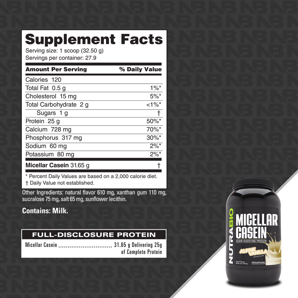 NutraBio Micellar Casein