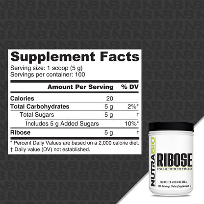 NutraBio Ribose