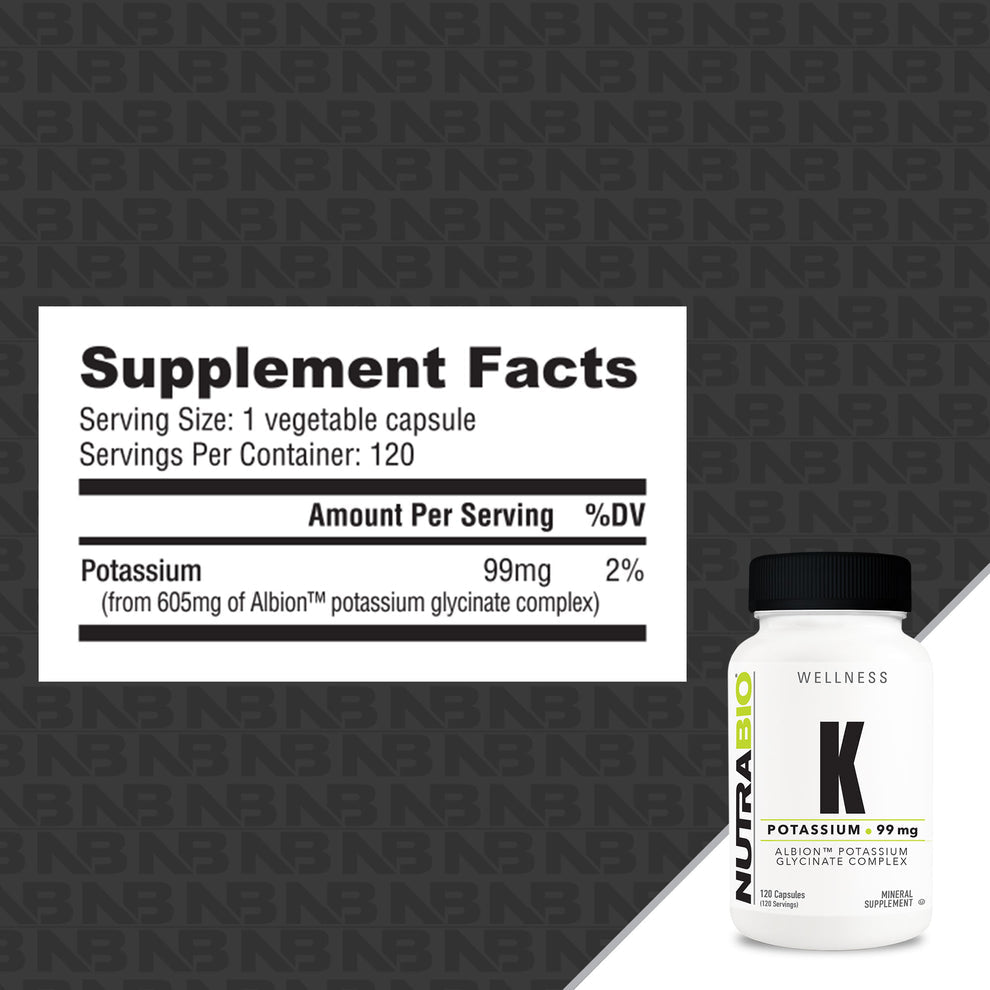 NutraBio Potassium Complex