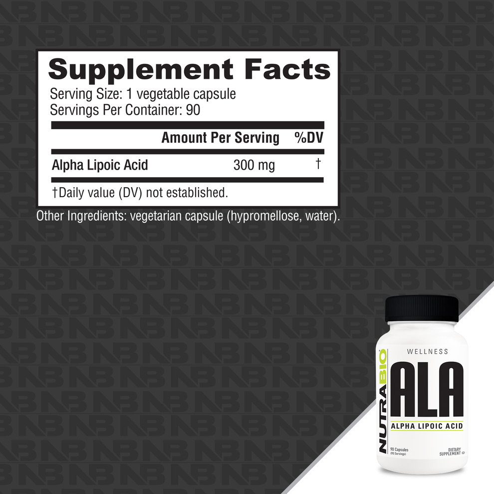 NutraBio Alpha Lipoic Acid