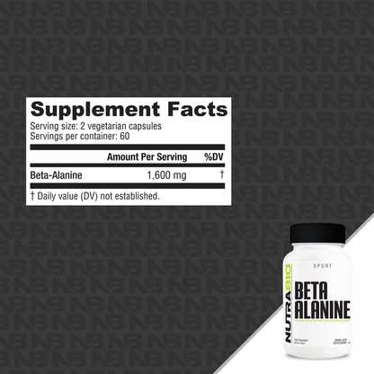 NutraBio Beta Alanine - Powder