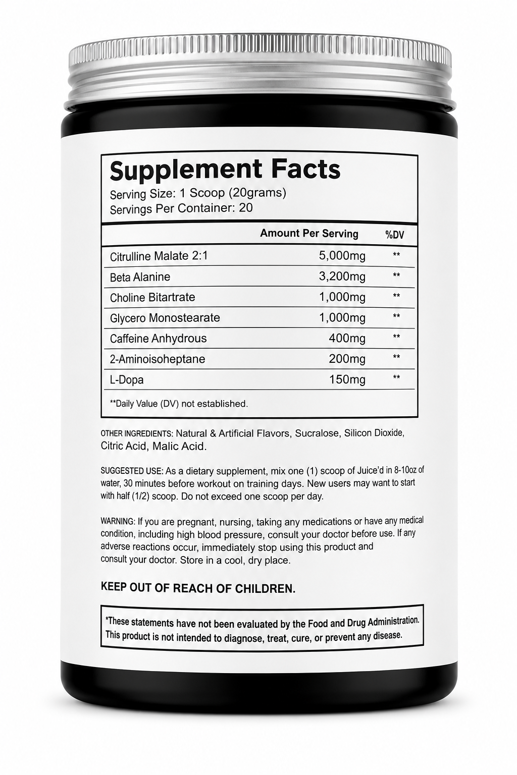 Quality Vitamins Juiced Pre-Workout