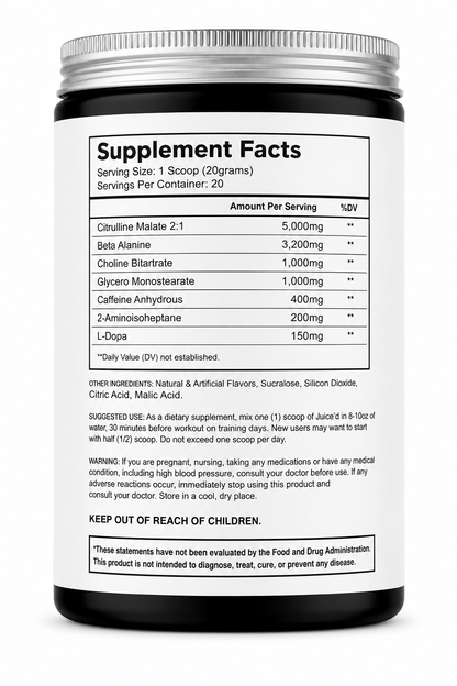 Quality Vitamins Juiced Pre-Workout