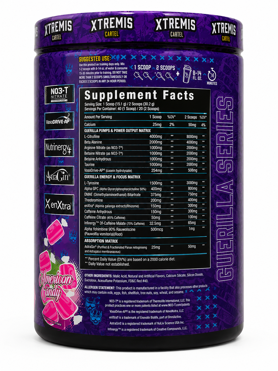 Xtremis Cartel El Jefe Guerrilla Series Pre-Workout