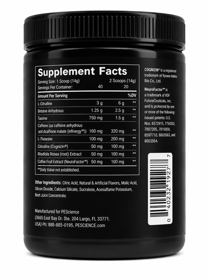 PEScience Prolific Pre-Workout