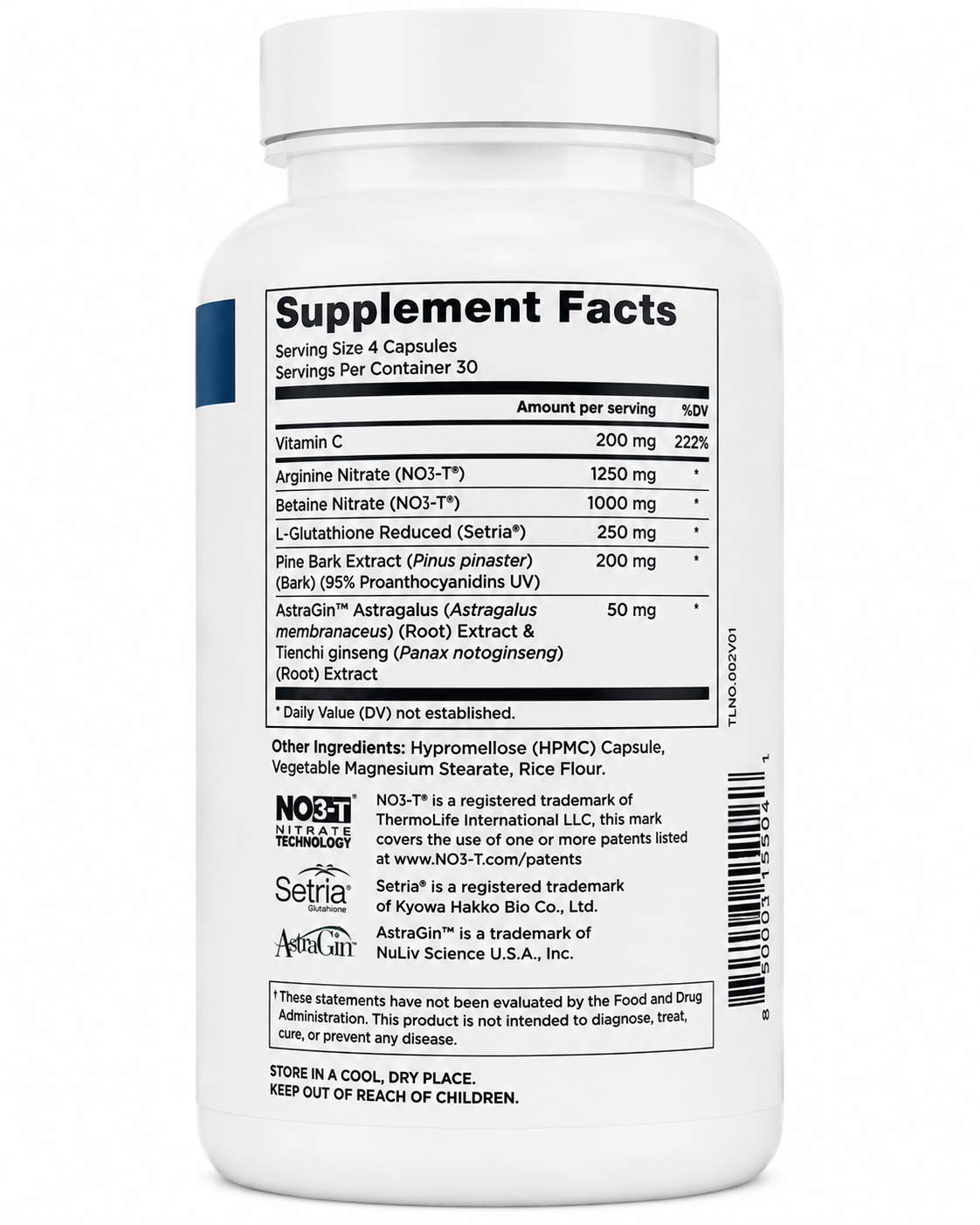 Transparent Labs Nitric Oxide