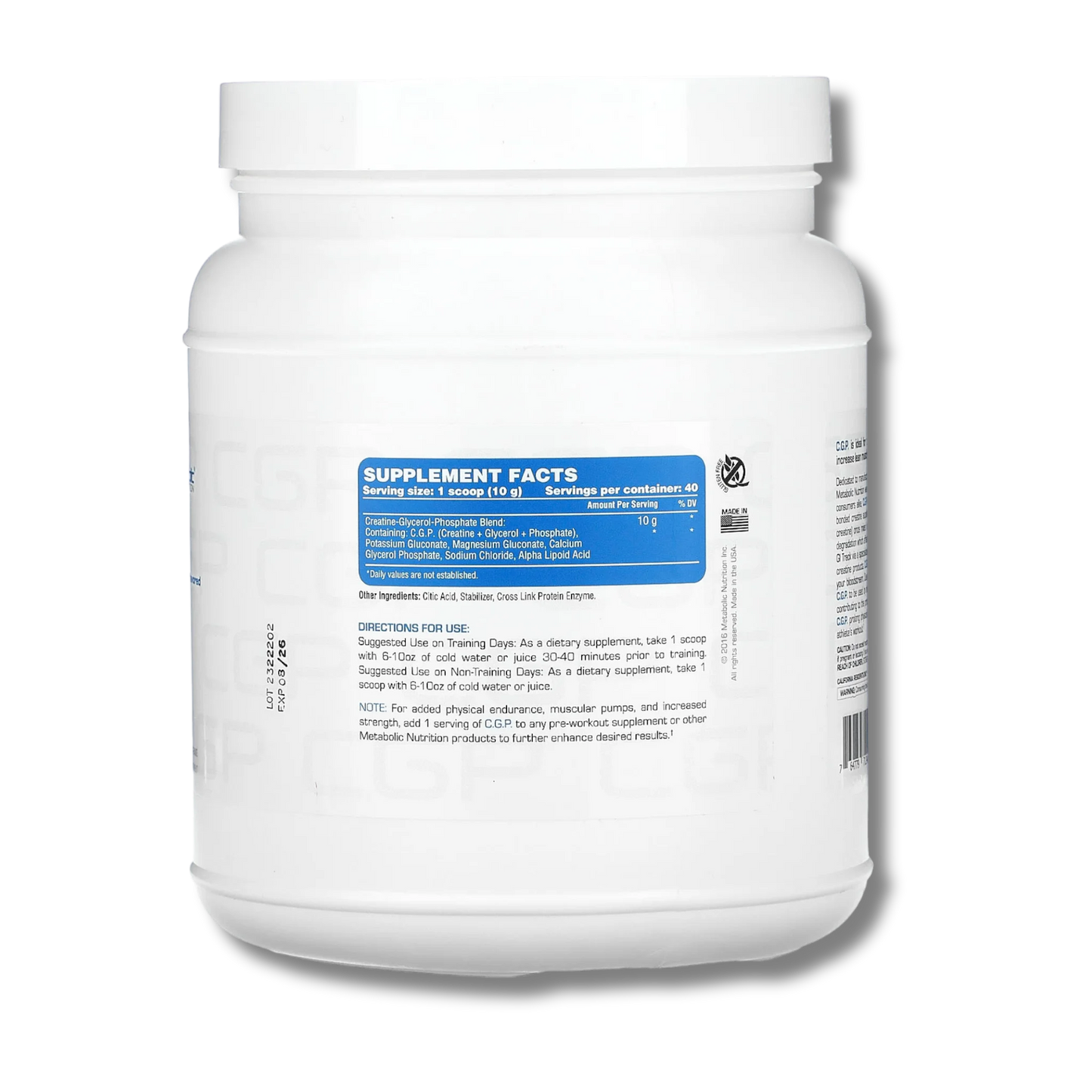 Metabolic Nutrition C.G.P.