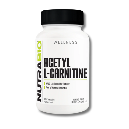 NutraBio Acetyl L-Carnitine - 90 Veg Capsules