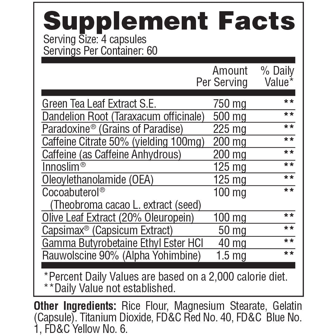 Apollon Nutrition Chaos Fat Burner