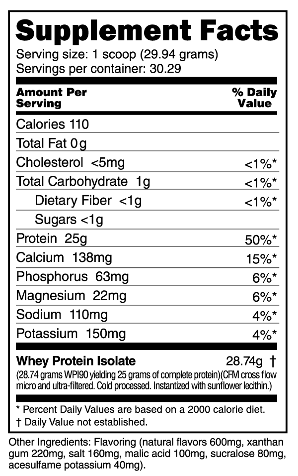 NutraBio Whey Protein Isolate