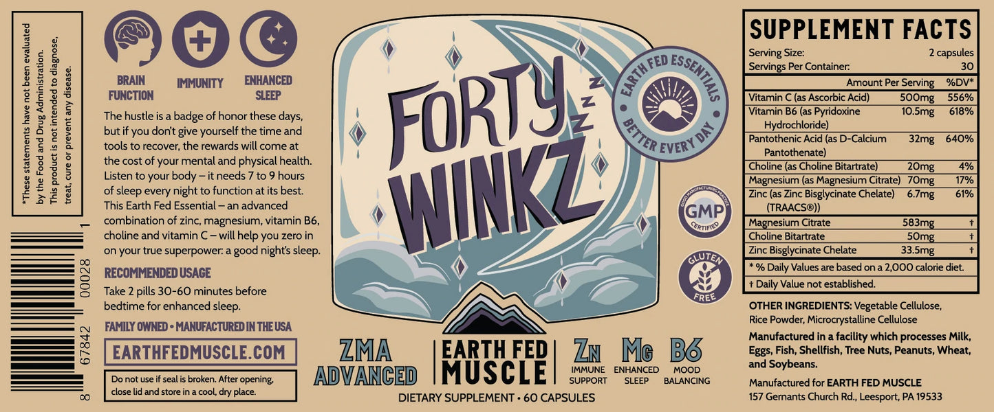 Earth Fed Muscle Forty Winkz