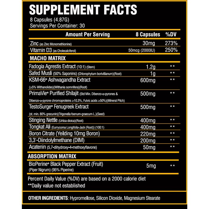 Xtremis Cartel Macho Testosterone Booster